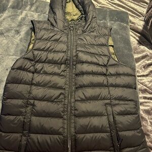MICHAEL Michael Kors  Puffer Vest Hooded Sz S